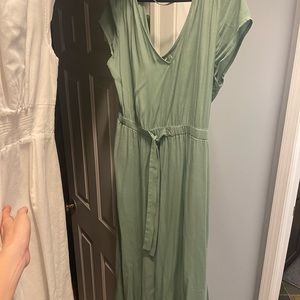Sage Green Flowy Sundress